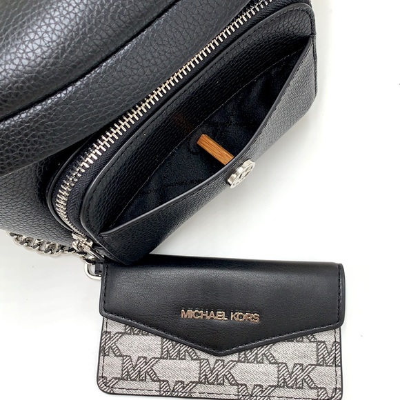 MICHAEL KORS 
Maisie Large Pebbled Leather 2-in-1 Waistpack Fannypack Crossbody - Picture 8 of 16